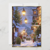 Prachtige Uitzicht voor kerstmis 3 Uitnodiging (Voorkant)