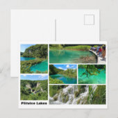 Prachtige Uitzichten van Plitvice Lakes, Kroatië Briefkaart (Voorkant / Achterkant)