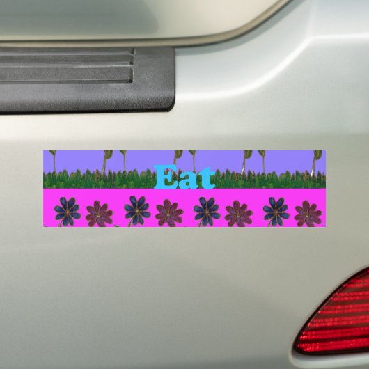 Prachtige , unieke Bumpersticker Sjabloon (Op auto)