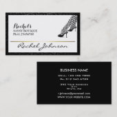 Prachtige, unieke elegante botique visitekaartje (Voorkant / Achterkant)