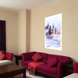 Prachtige, unieke Mansion | AI Art. Poster