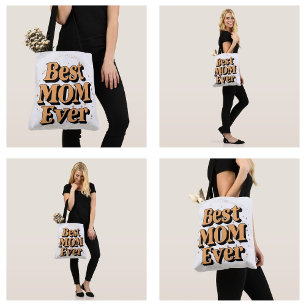 Prachtige unieke typografie Beste moeder ooit Tote Bag