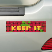 Prachtige unieke uitzonderlijke Bumpersticker voor (Op auto)