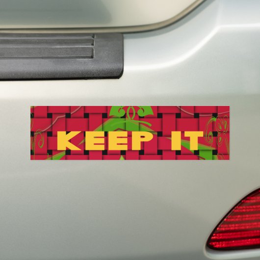 Prachtige unieke uitzonderlijke Bumpersticker voor (Op auto)