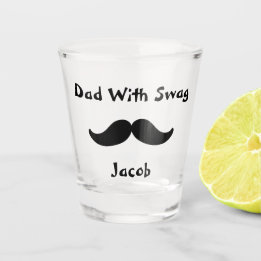 Prachtige vader met Swag Shot Glas