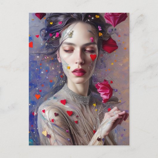 Prachtige Valentijn Goddess Briefkaart (Voorkant)