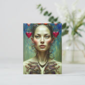 Prachtige Valentijn Goddess Briefkaart (Staand voorkant)