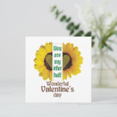 Prachtige Valentijnsdag Feestdagenkaart (Staand voorkant)