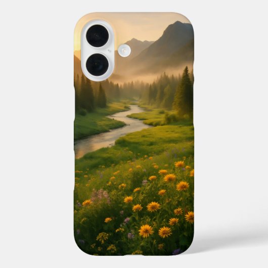Prachtige vallei bij zonsopgang Case-Mate iPhone case (Achterkant)