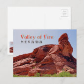 Prachtige Valley of Fire, NV Briefkaart! Briefkaart (Voorkant / Achterkant)