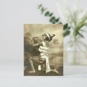 Prachtige  Vaudeville Dancer Briefkaart (Staand voorkant)