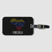 Prachtige Venezuela Mandala Art Flag Bagagelabel (Voorkant (horizontaal))