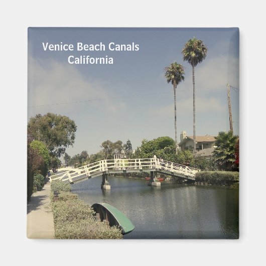 Prachtige Venice Beach Canals magneet! Magneet (Voorkant)