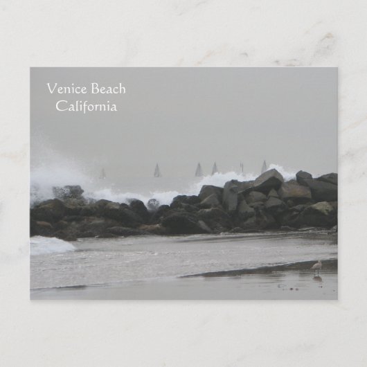 Prachtige Venice Beach Postacard! Briefkaart (Voorkant)