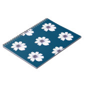 Prachtige ventilatorblauw Notitieboek (Linkerzijde)