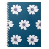 Prachtige ventilatorblauw Notitieboek (Voorkant)