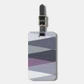 Prachtige verbazingwekkende Chevron Design Art Pri Bagagelabel (Voorkant verticaal)