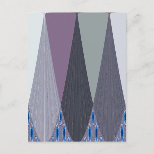 Prachtige verbazingwekkende Chevron Design Art Pri Briefkaart (Voorkant)