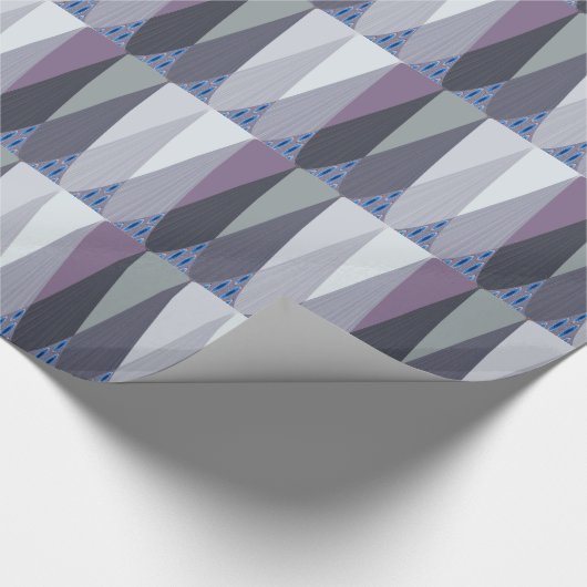 Prachtige verbazingwekkende Chevron Design Art Pri Cadeaupapier (Hoek)