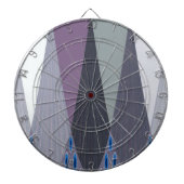 Prachtige verbazingwekkende Chevron Design Art Pri Dartbord (Voorkant)