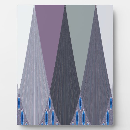 Prachtige verbazingwekkende Chevron Design Art Pri Fotoplaat (Voorkant)