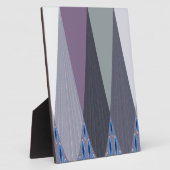 Prachtige verbazingwekkende Chevron Design Art Pri Fotoplaat (Zijkant)