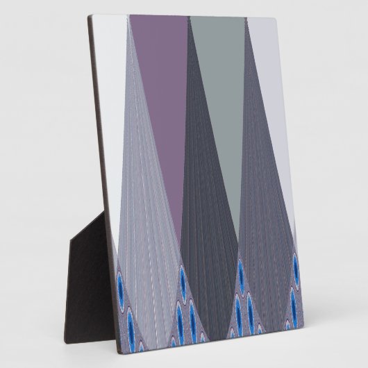 Prachtige verbazingwekkende Chevron Design Art Pri Fotoplaat (Zijkant)