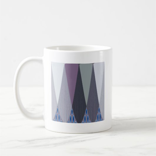 Prachtige verbazingwekkende Chevron Design Art Pri Koffiemok (Links)