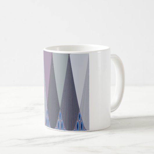 Prachtige verbazingwekkende Chevron Design Art Pri Koffiemok (Voorkant rechts)