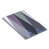 Prachtige verbazingwekkende Chevron Design Art Pri Notitieboek (Rechterzijde)