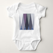 Prachtige verbazingwekkende Chevron Design Art Pri Romper (Voorkant)