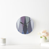 Prachtige verbazingwekkende Chevron Design Art Pri Ronde Klok (Huis)