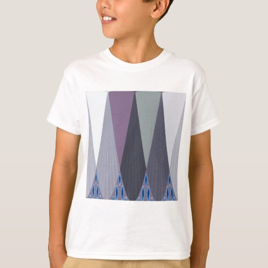 Prachtige verbazingwekkende Chevron Design Art Pri T-shirt (Voorkant)