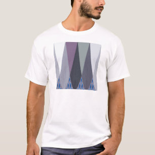 Prachtige verbazingwekkende Chevron Design Art Pri T-shirt