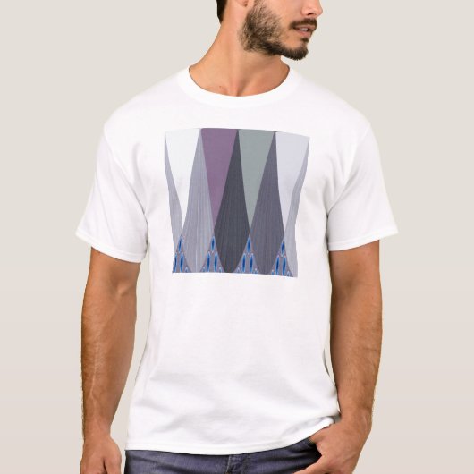 Prachtige verbazingwekkende Chevron Design Art Pri T-shirt (Voorkant)