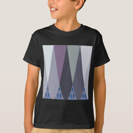 Prachtige verbazingwekkende Chevron Design Art Pri T-shirt (Voorkant)