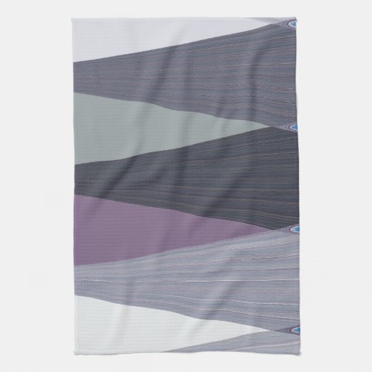 Prachtige verbazingwekkende Chevron Design Art Pri Theedoek (Verticaal)