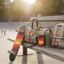 Prachtige verbazingwekkende Cool Happy Earth Kleur Plunjezak