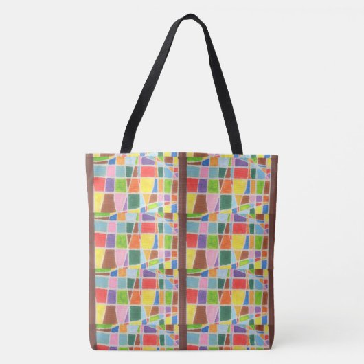 Prachtige verbazingwekkende Cool Happy Earth Kleur Tote Bag (Voorkant)
