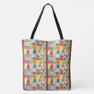 Prachtige verbazingwekkende Cool Happy Earth Kleur Tote Bag