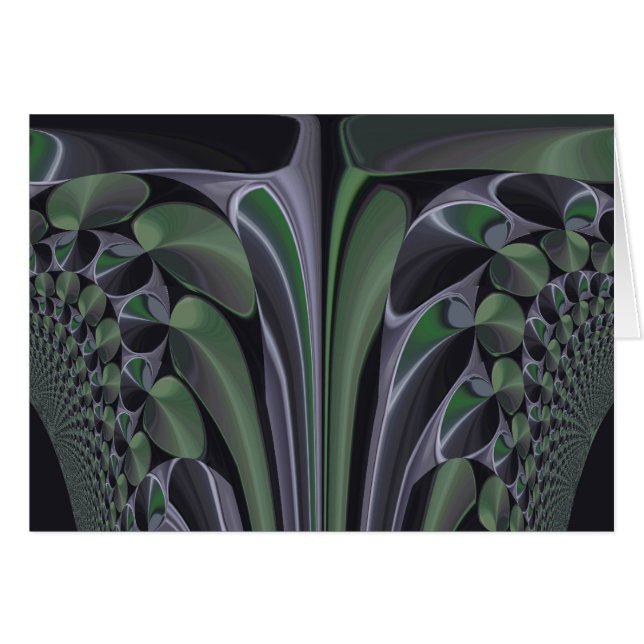 Prachtige Verbazingwekkende Groene Aurora Textuur  (Voorkant Horizontaal)