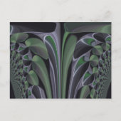 Prachtige Verbazingwekkende Groene Aurora Textuur  Briefkaart (Voorkant)