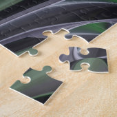 Prachtige Verbazingwekkende Groene Aurora Textuur  Legpuzzel (Zijkant)