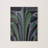 Prachtige Verbazingwekkende Groene Aurora Textuur  Legpuzzel (Verticaal)