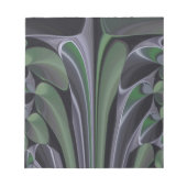 Prachtige Verbazingwekkende Groene Aurora Textuur Notitieblok (Voorkant)