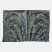 Prachtige Verbazingwekkende Groene Aurora Textuur  Theedoek (Horizontaal)