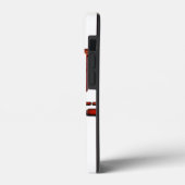 Prachtige verbazingwekkende in reliëf gemaakte rod Case-Mate iPhone case (Achterkant / Links)