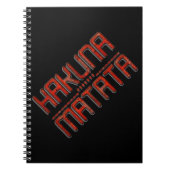 Prachtige verbazingwekkende in reliëf gemaakte rod notitieboek (Voorkant)