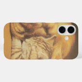 Prachtige verbazingwekkende kat en hond knuffelen  Case-Mate iPhone case (Achterkant (horizontaal))