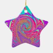 Prachtige Verbazingwekkende Liefde Werveltekst Kun Keramisch Ornament (Voorkant)